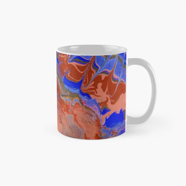 Item preview, Water sonnet in blue and ocher designed and sold by OCNau.