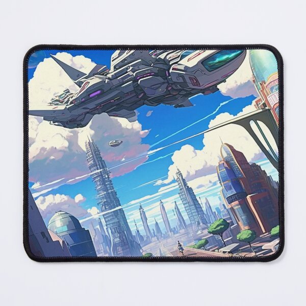 Item preview, Futuristic Cityscape - A Vision of Tomorrow designed and sold by LinearDimension.