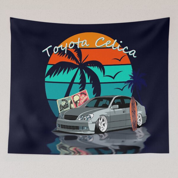 Item preview, Retro Toyota Celica designed and sold by WowArtMania.