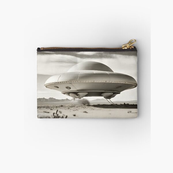 Item preview, UFO landing in New Mexico desert designed and sold by UFO-UAP-XYZ.
