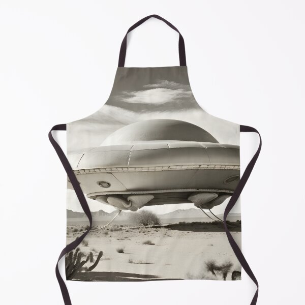 Item preview, UFO landing in New Mexico desert designed and sold by UFO-UAP-XYZ.