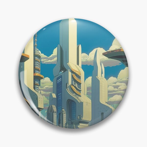 Item preview,  Futuristic Cityscape designed and sold by LinearDimension.