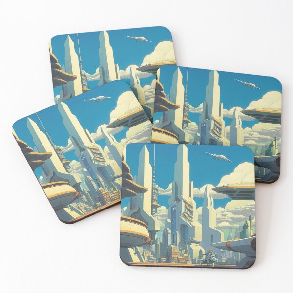 Item preview,  Futuristic Cityscape designed and sold by LinearDimension.