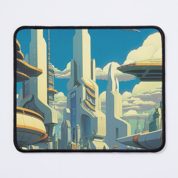 Item preview, Futuristic Cityscape designed and sold by LinearDimension.