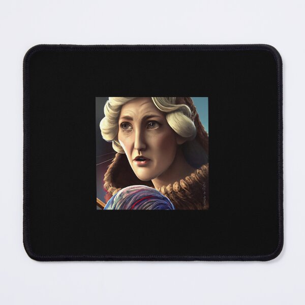 Item preview, Knitting Mom portrait designed and sold by UglyAIArtwork.
