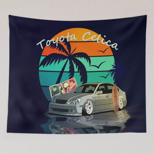 Item preview, Vintage Toyota Celica designed and sold by WowArtMania.