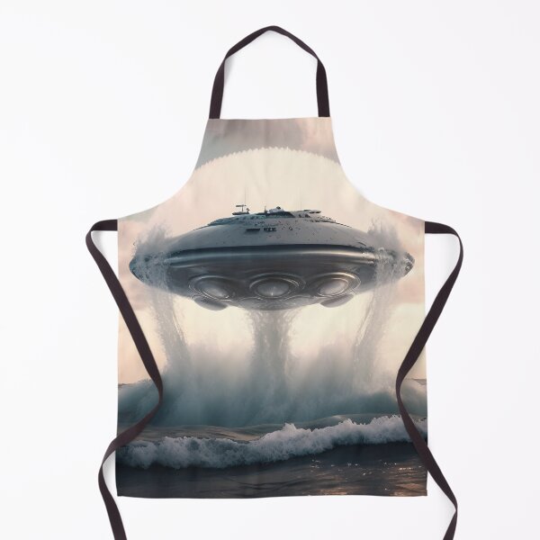 Item preview, UFO emerging from the Ocean designed and sold by UFO-UAP-XYZ.