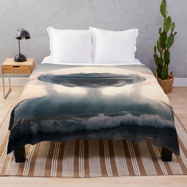 Item preview, UFO emerging from the Ocean designed and sold by UFO-UAP-XYZ.
