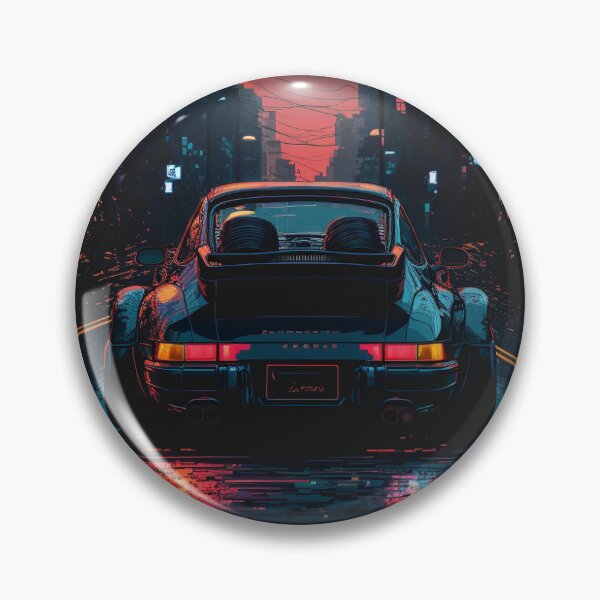 Item preview, 16 Bit Neon Nights Porsche  designed and sold by Totally Human.