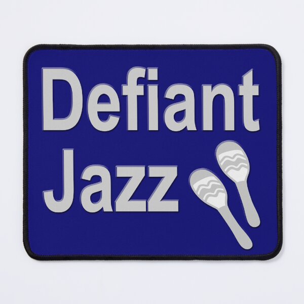 Item preview, Defiant Jazz with Maracas Grey designed and sold by Karen Simon.