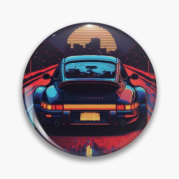 Item preview, Neon Nights 16 Bit Porsche  designed and sold by Totally Human.