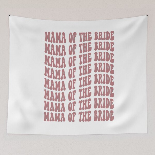 Item preview, Mother of the Bride Dusty Pink Retro Graphic Bridal Party Gifts for Bachelorette Party designed and sold by mysticblvd.