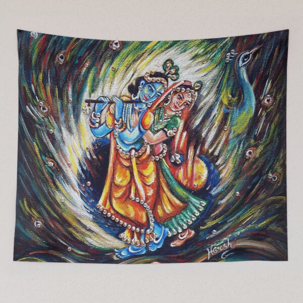 Aperçu de l'œuvre Radha Krishna créée et vendue par Harsh  Malik.