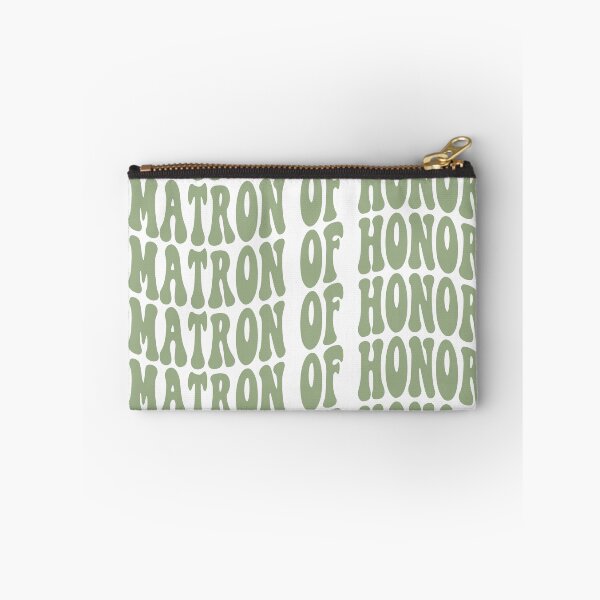 Item preview, Matron of Honor Sage Green Retro Graphic Bridal Party Gifts for Bachelorette Party designed and sold by mysticblvd.