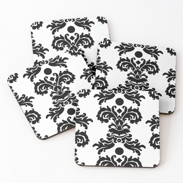 Item preview, Black and white vertical digital drawing of an abstract flower illustration designed and sold by nigellas.