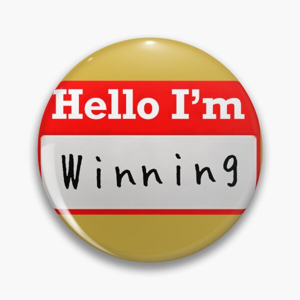 Item preview, Hello I’m “Winning” - Name tag designed and sold by SirZeus.