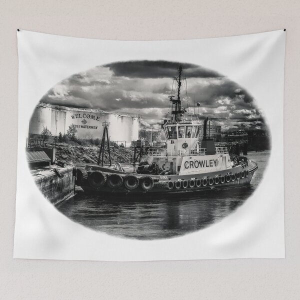 Item preview, Crowley Tugboat working in the Foss Waterway. designed and sold by Jason Mosley.