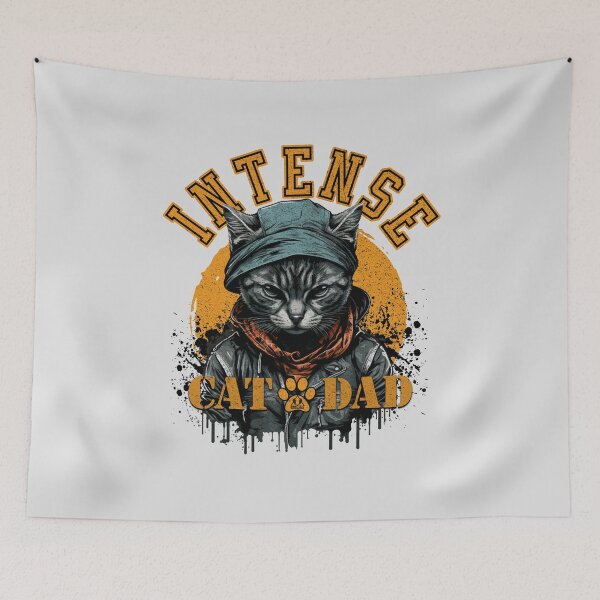 Item preview, INSTENSE CAT DAD Feline Design designed and sold by ej-sulu.