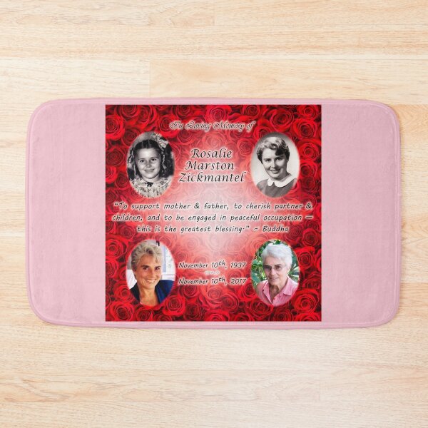 Item preview, Memorial Plaque ~ Rosalie Marston Zickmantel designed and sold by MasterJames.