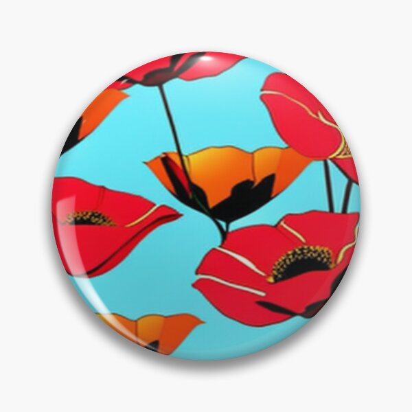 Artikelvorschau, Mohnblumen auf Himmelblau entworfen und verkauft von calibrit.