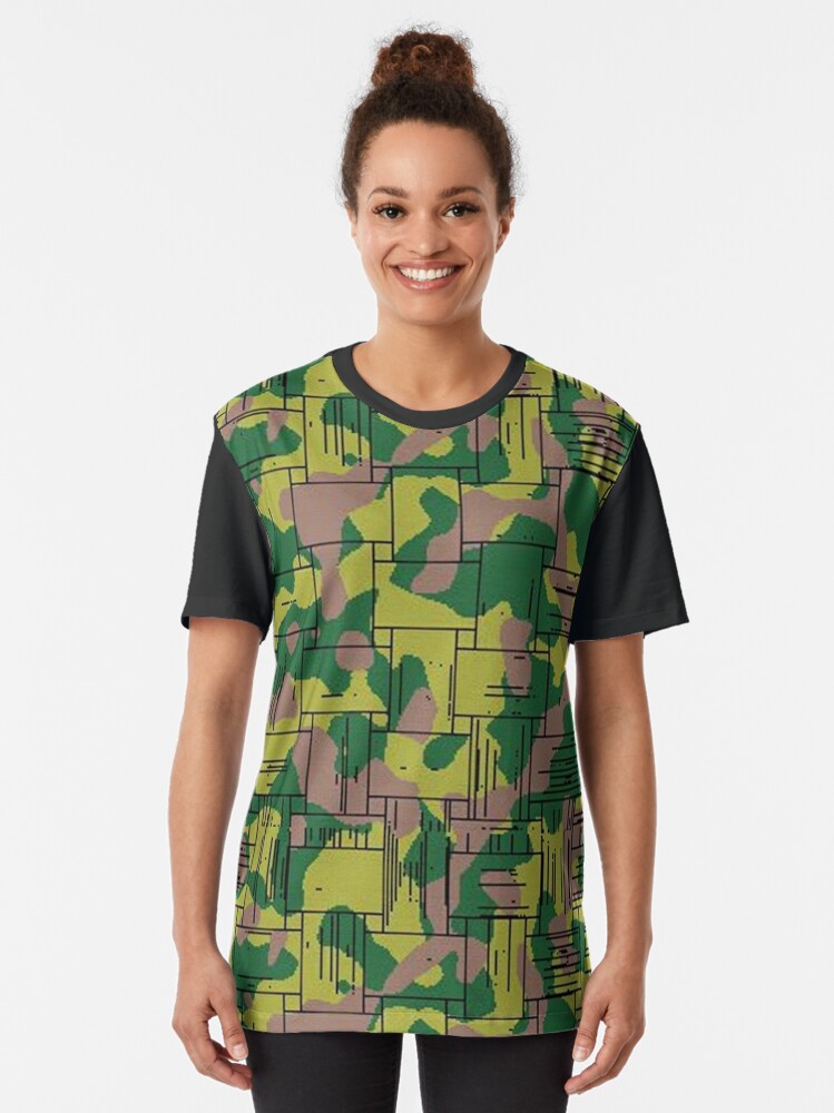 Download "Camouflage Pattern Lined" T-shirt by Gouldo | Redbubble
