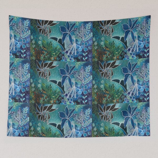 Item preview, Garden blues designed and sold by Avril Jeeves.