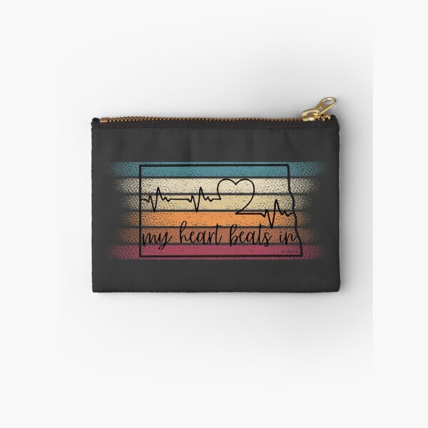 Item preview, My heart beats in North Dakota designed and sold by HooYooTeeTees.
