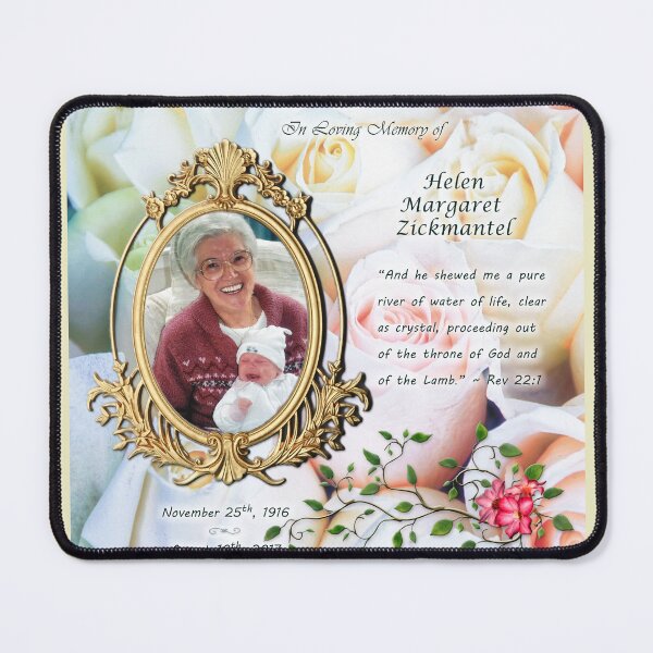 Item preview, Helen Margaret Zickmantel ~ Memorial Plaque designed and sold by MasterJames.