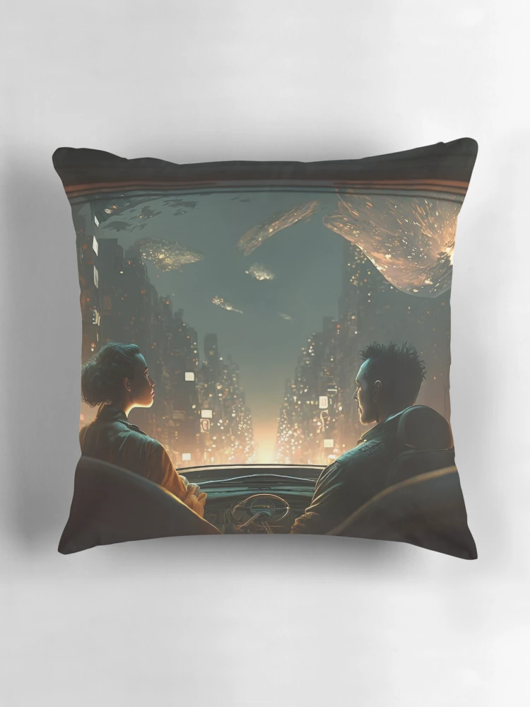 Thumbnail 3 of 4, Pillow, The Ride designed and sold by RicoInStudios.