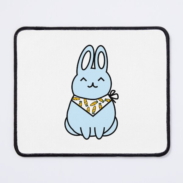Item preview, Cute Fat Bunny Wearing a Bandana designed and sold by OrderofOps.
