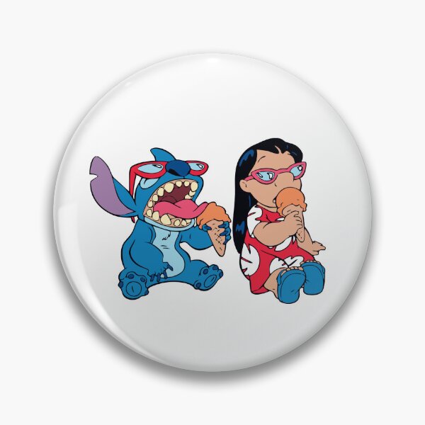 Item preview, Lilo and Stitch with Ice Cream designed and sold by CaptainPhoenixR.