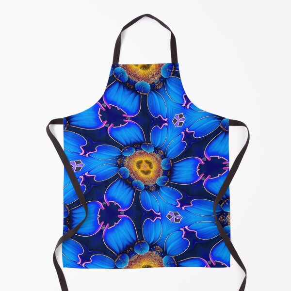 Item preview, Ai Blue Flower Pattern designed and sold by Patternflower.