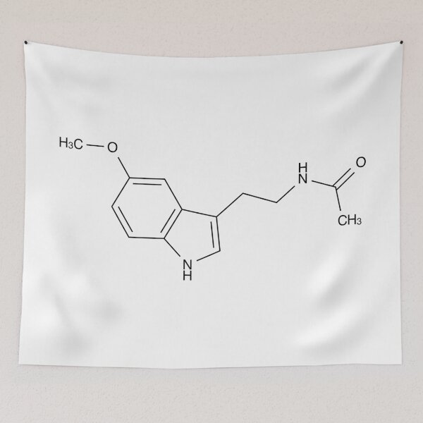 Item preview, Melatonin Chemical Molecule Structure designed and sold by Girih.