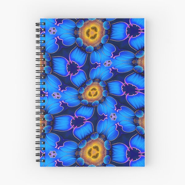 Item preview, Ai Blue Flower Pattern designed and sold by Patternflower.