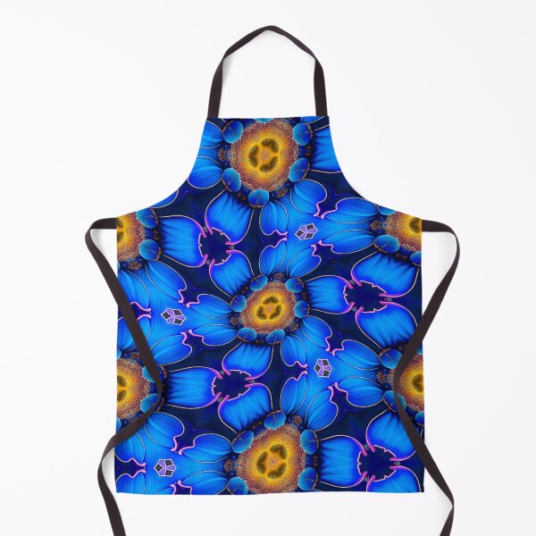 Item preview, Ai Blue Flower Pattern designed and sold by Patternflower.