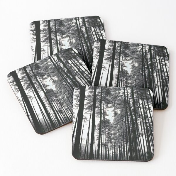 Item preview, Icy road, tall trees designed and sold by imagynationwork.