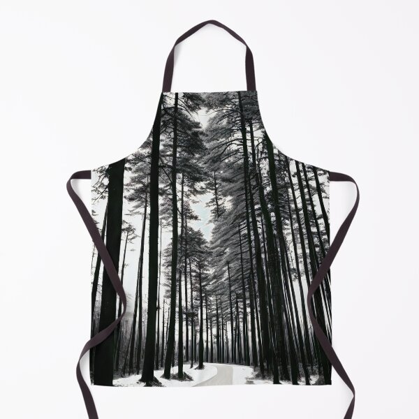 Item preview, Icy road, tall trees designed and sold by imagynationwork.