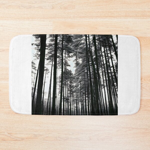 Item preview, Icy road, tall trees designed and sold by imagynationwork.