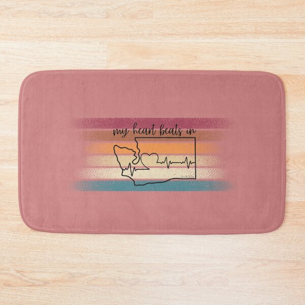 Item preview, My heart beats in Washington designed and sold by HooYooTeeTees.