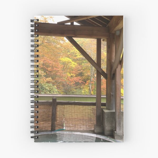 Item preview, Hot springs during the fall foliage season in Fukushima designed and sold by VAIOLET0715.