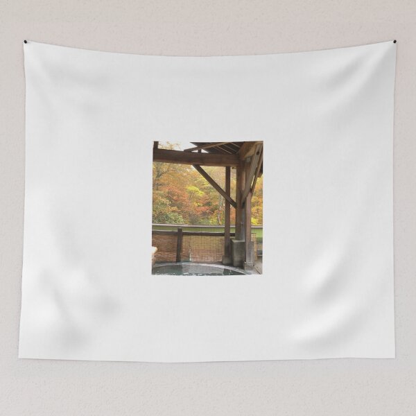 Item preview, Hot springs during the fall foliage season in Fukushima designed and sold by VAIOLET0715.