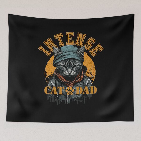 Item preview, CAT DAD INTENSE Cats and Kittens Design designed and sold by ej-sulu.