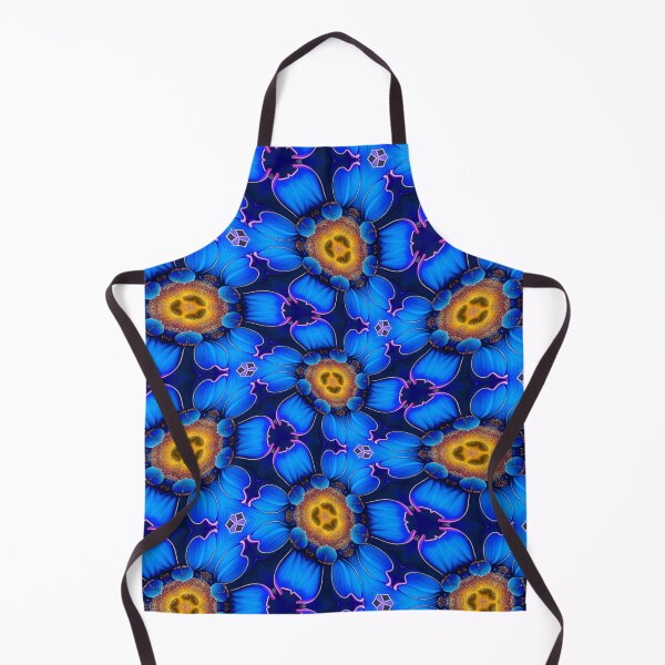 Item preview, Ai Blue Flower Pattern designed and sold by Patternflower.