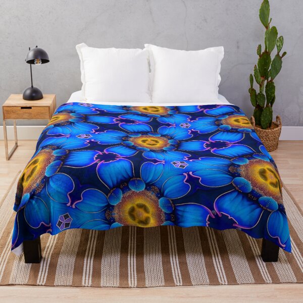 Item preview, Ai Blue Flower Pattern designed and sold by Patternflower.