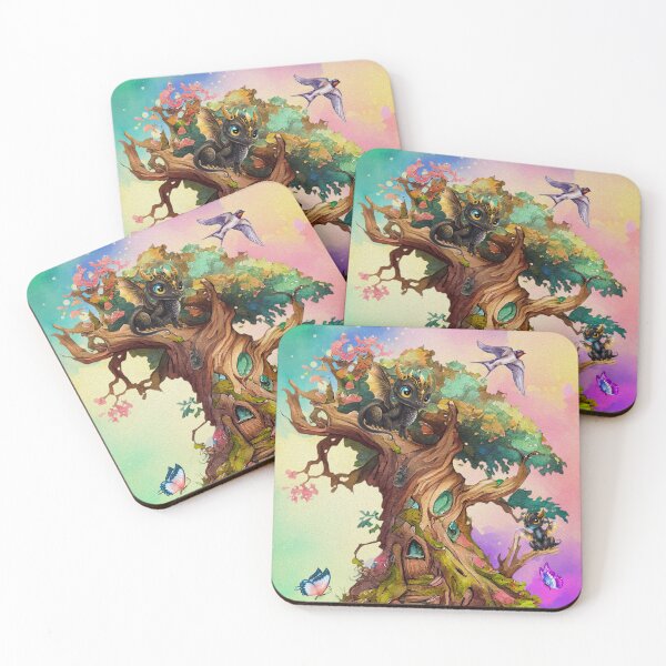 Item preview, Colorful Tree Watercolor designed and sold by Design Quill  Studio.