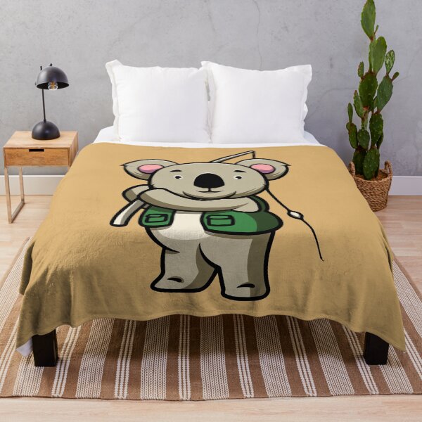 Item preview, Cute Koala Fishing Illustration designed and sold by cubbone.