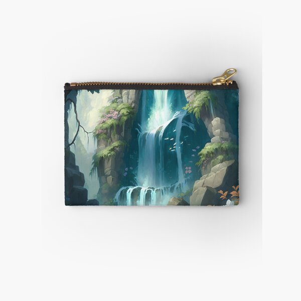 Item preview, Majestic Waterfall Anime Drawing designed and sold by LinearDimension.