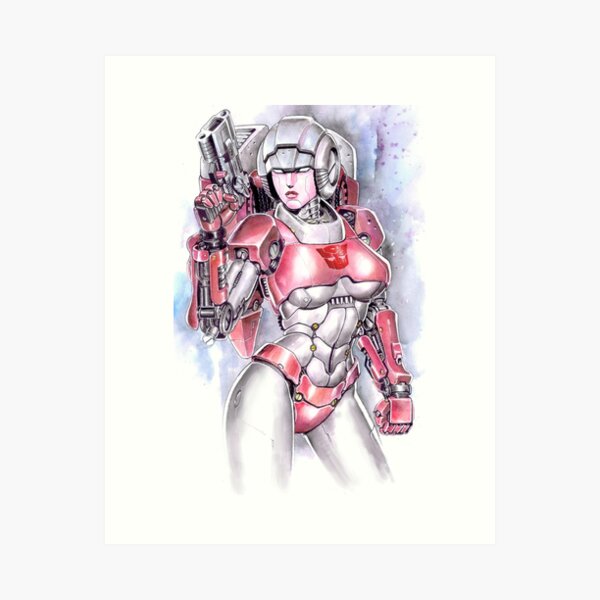 Transformers Prime Arcee Art Print for Sale by kchm76