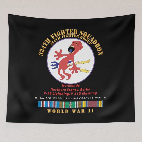 Item preview, 384th Fighter Squadron - 364th Fighter Group - Campaigns, WWII EUR SVC X 300 designed and sold by Military Insignia Products.