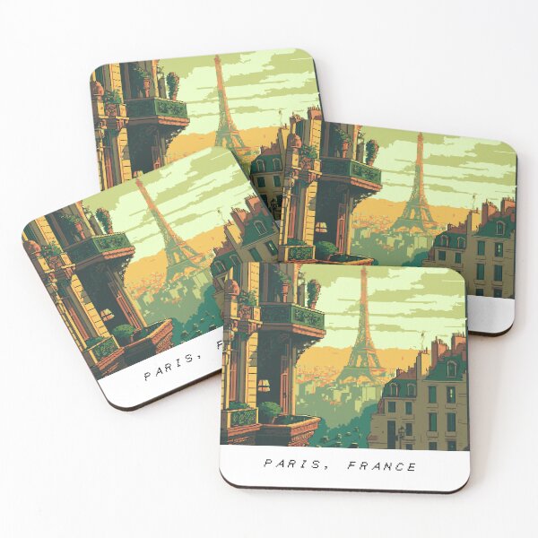 Item preview, Paris Pixel Art Retro designed and sold by PixelAirlines.